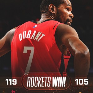 开云下载-7连胜以7号为封面！火箭官方赢球海报封面人物——杜兰特